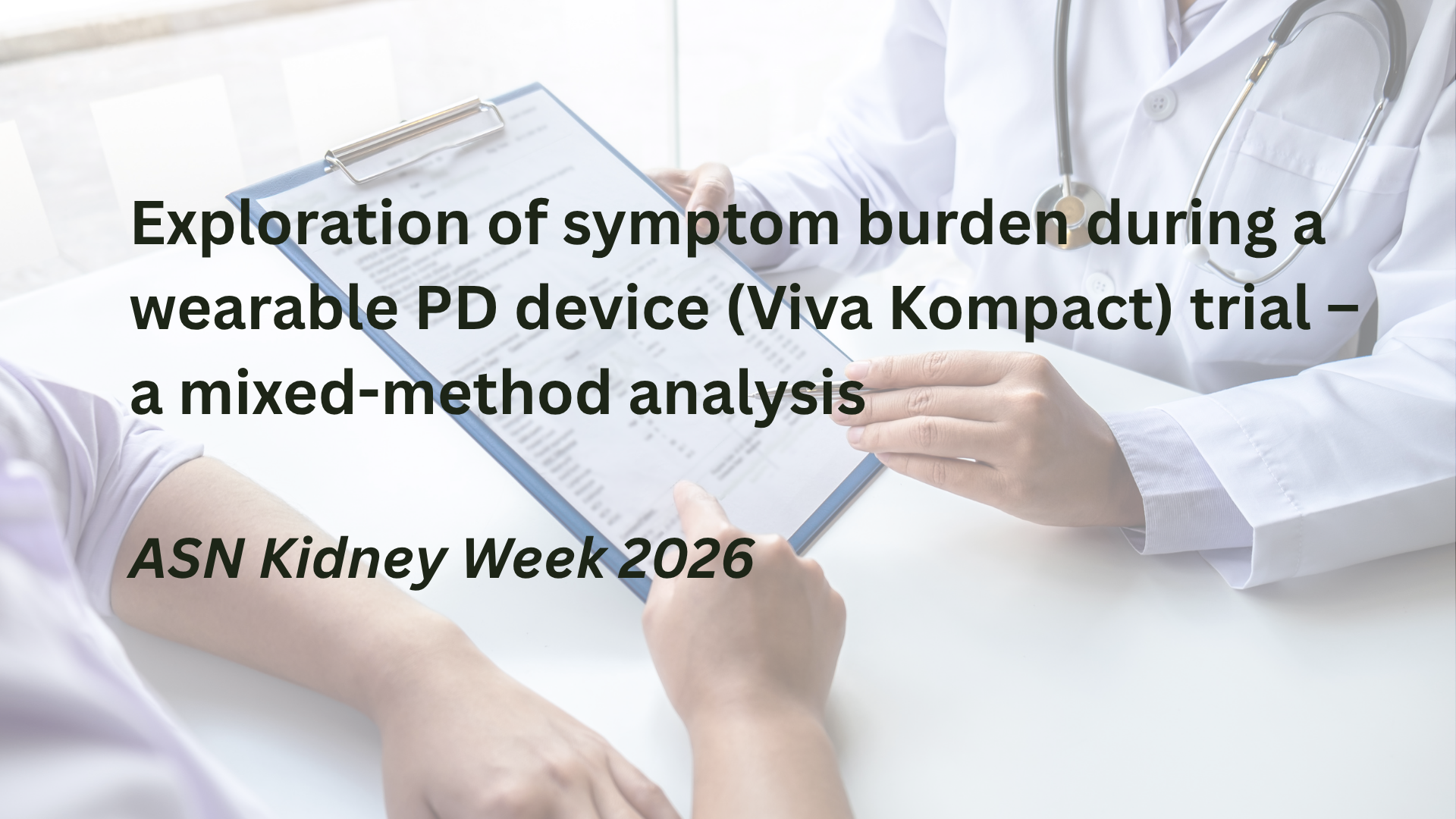 Exploration of symptom burden during a wearable PD device (Viva Kompact) trial – a mixed-method analysis