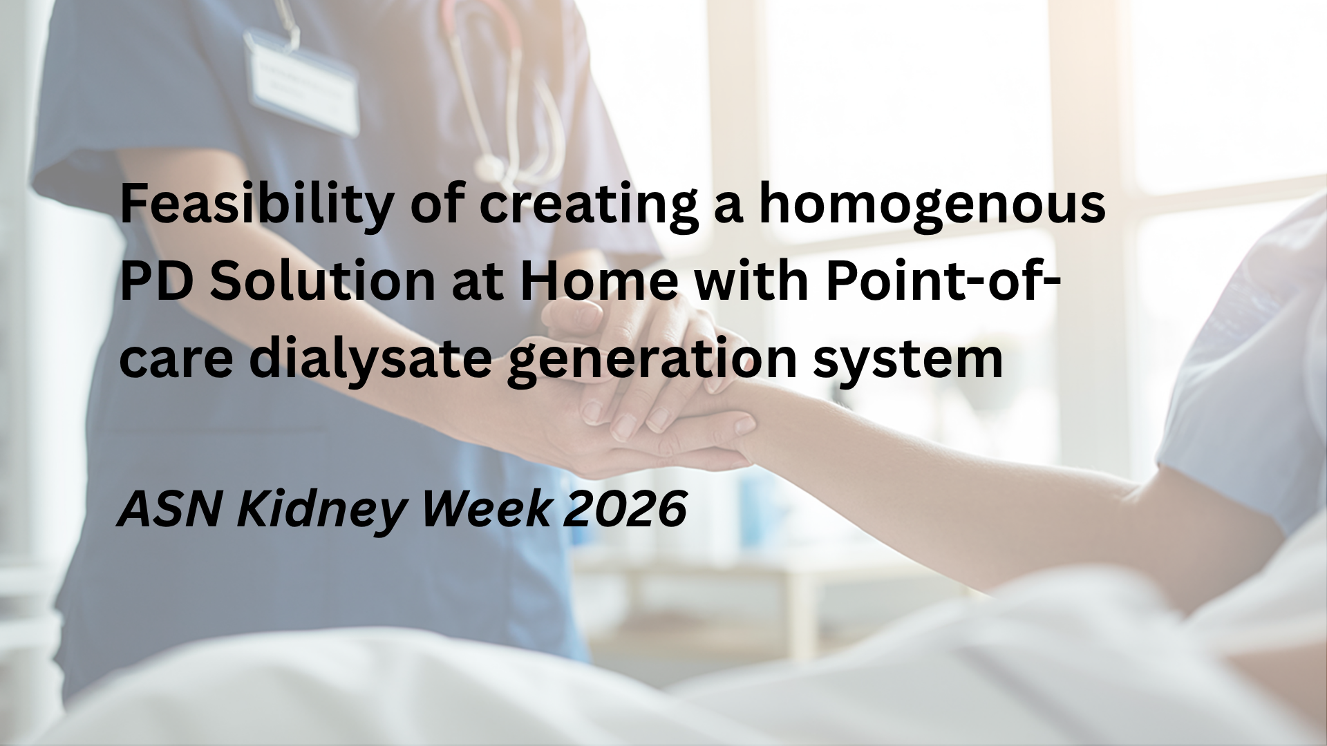 Feasibility of creating a homogenous PD Solution at Home with Point-of-care dialysate generation system